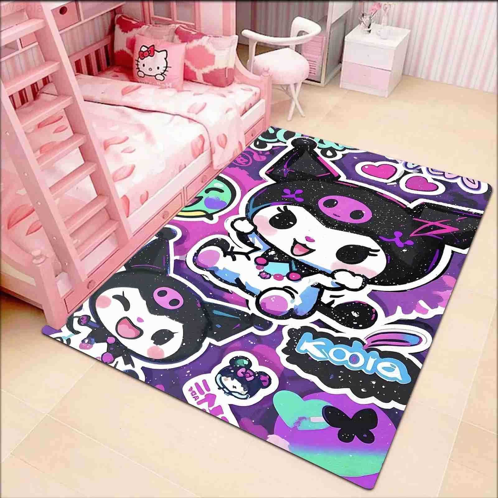 Sanrio Bedroom Mats Home Door Mat Floor Mat Bathroom Carpet Room Rugs Carpet Entrance of House Cute Rug L251016