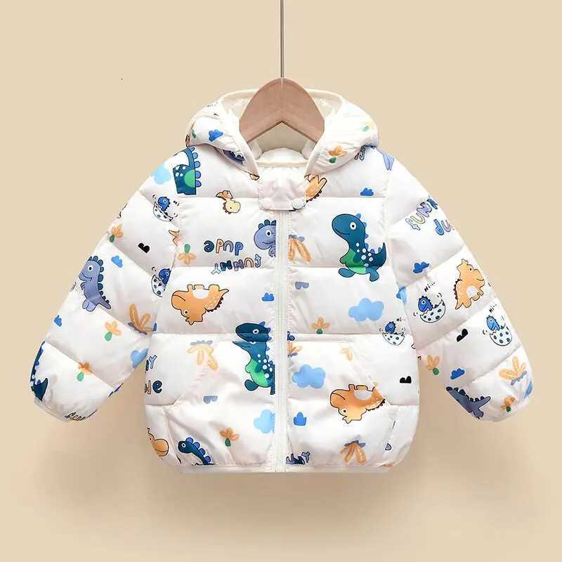 Winter Warm Baby Girls Boys Lightweight Cotton Lined Hooded Zip Puff Jackets Kids Coats Children Outfit Windbreaker Tops 16 YrT251016