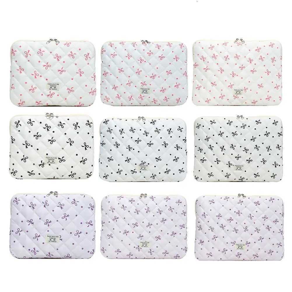 Flower Cute Laptop Sleeve Bag with Zipper Laptop Notebook Case Cover Computer Protect Case Pouch Pad Tablet Shockproof BagsW251015