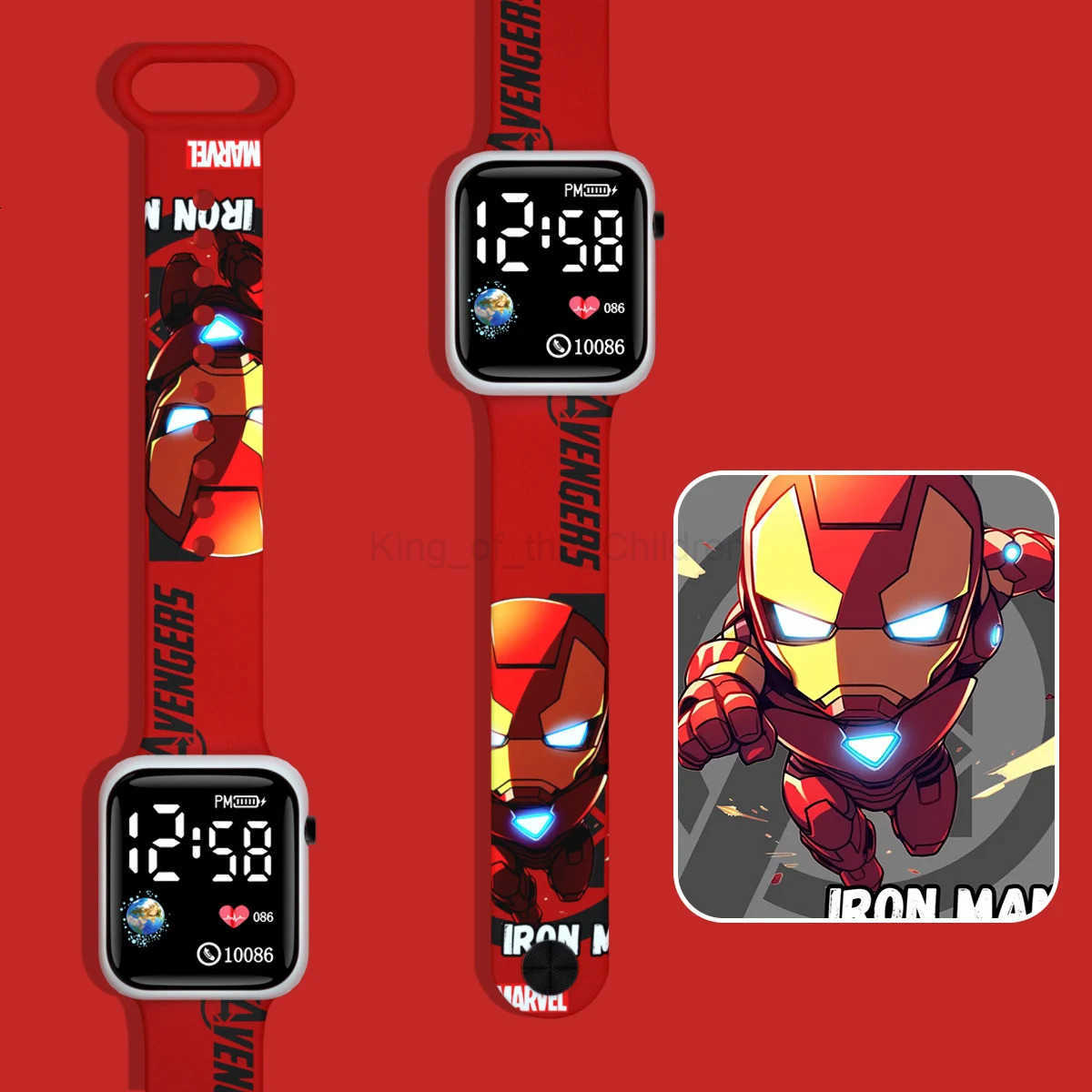 Disney Fashion Cartoon Spiderman Children Watches Girls Reloj Inteligente Para Nios Nia Reloj Digital Watch Women Relgio Infantil H251016