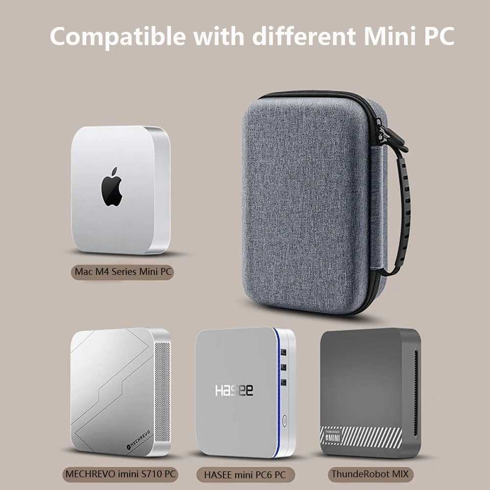 Protective Hard Case for Apple Mac M1M1 ProM2M2Pro M4M4ProM4 Maxmini PC6imini S710 Professional Mac Mini PC Carrying BagW251015