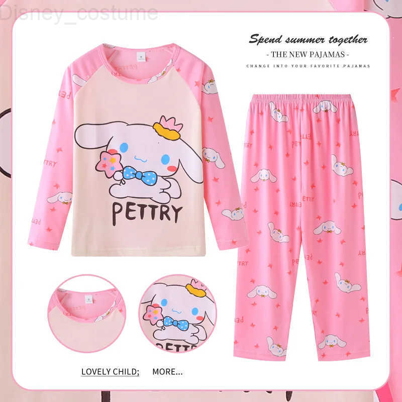 Disney Stitch Children Pajama Sets Suitable Comfortable Soft Print Kids Night Clothe Set Colorful Causal Homewear Autumn Winter H251016