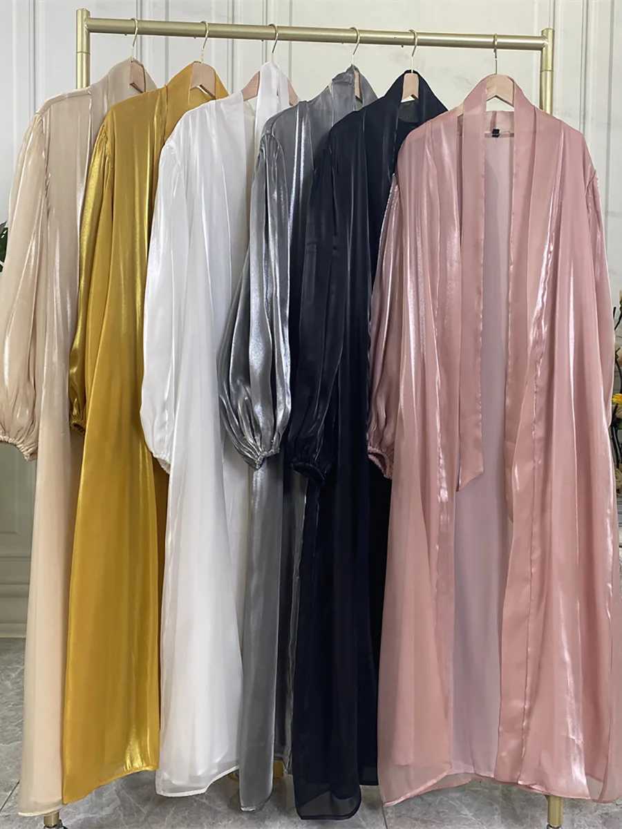 Modest Abaya Ramadan Dubai Robe Femme Musulmane Turkey Kaftan Islamic Clothing Muslim For Women Kimono Caftan Marocain Cardigan X2510161