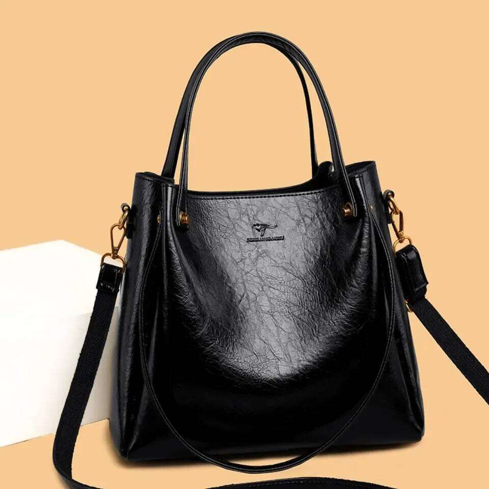 Handbags Designer 3 Layers Leather Hand Big Capacity Tote Bag For Women Vintage Top-Handle Shoulder Bags Suotong251016 Suotong251016 Suot251017