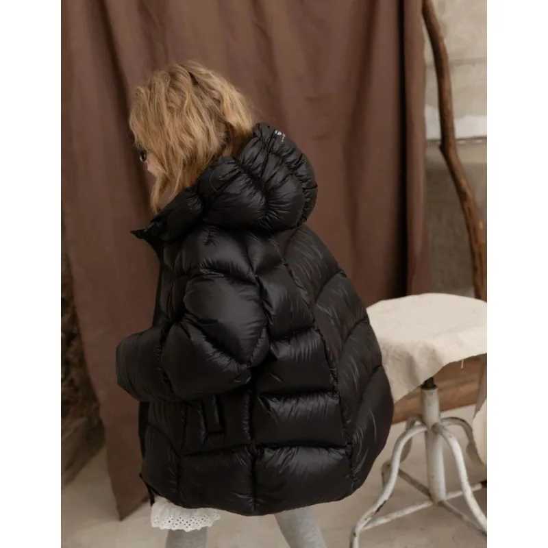 2025 Girls Winter Clothing Three Proof Down Cotton Jacket Loose Casual Cotton Coat Baby Children Cotton Coat Girl TrendyT251016