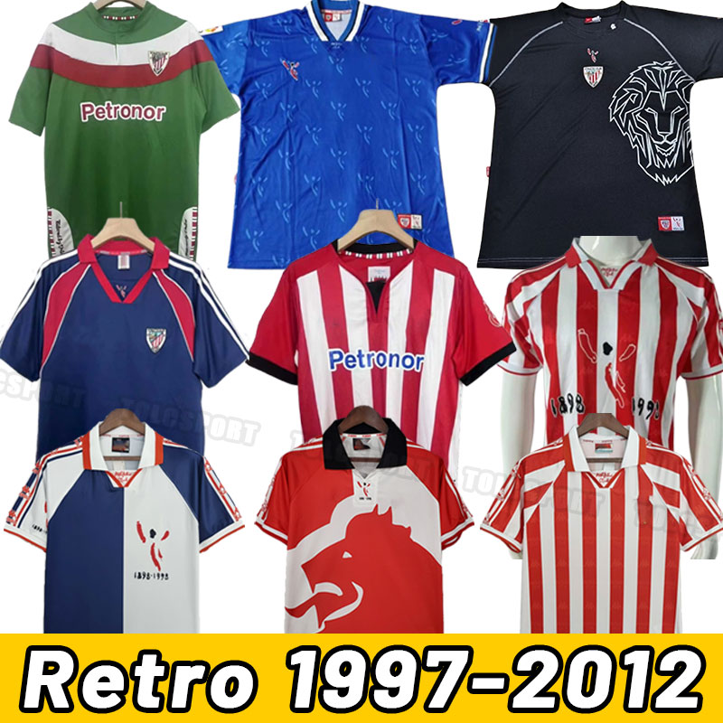 2011 2012 LLORENTE Bilbao Retro Soccer Jerseys ANDER HERREAR GURPEGUI J.MARTINEZ 97 98 Home Away Football Shirt Short Sleeve Uniforms 1999 2000 99 00 2001 2005 2008