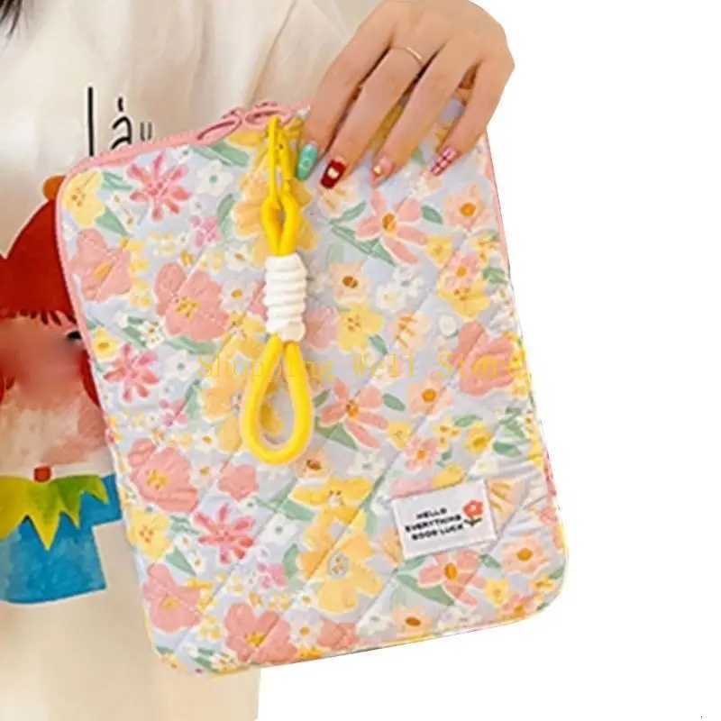 KX4B Floral Laptop Sleeve Computer Bag 111415 Computer Practical Notebook Bag Flower Pattern Laptop SleeveW251015