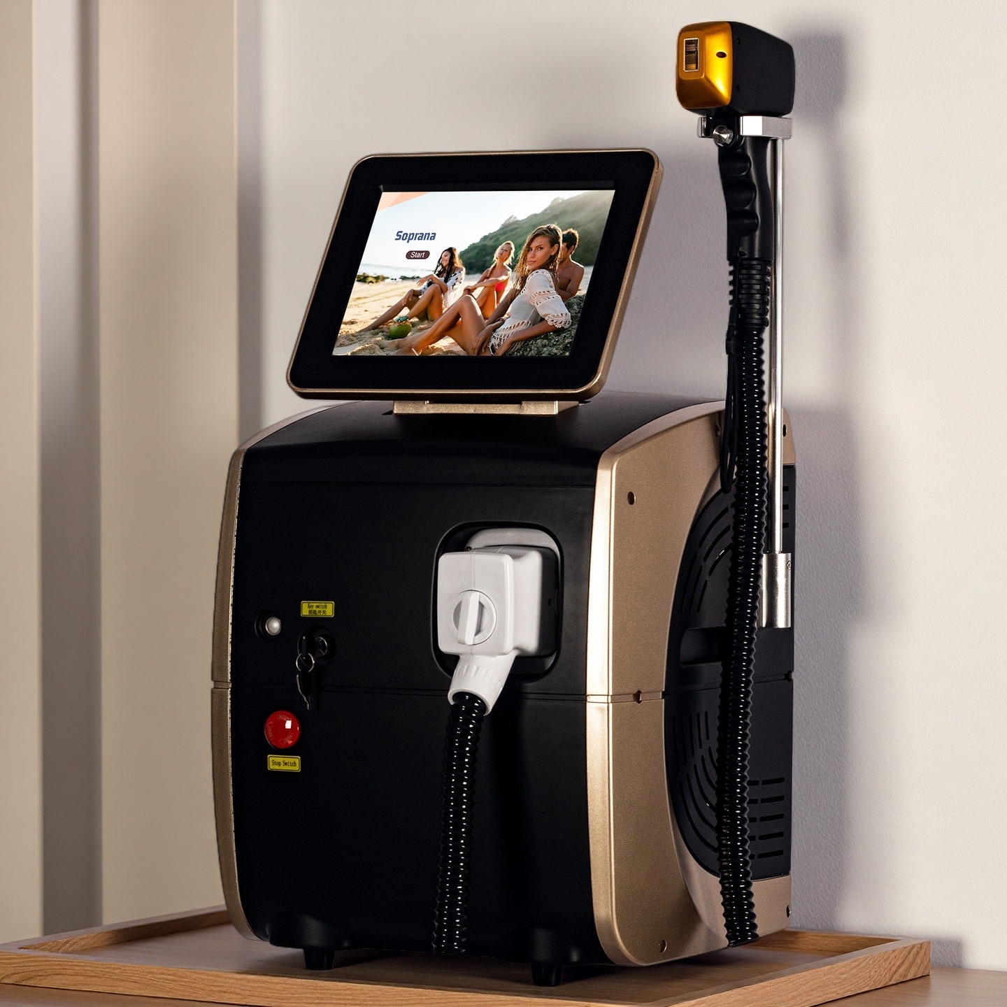Professional 808nm Diode Lasers Pain-Free Permanent Hair Removal Alexandrit Permanent Painless Physical Underarm Body Care Depilation Equipment 755/80