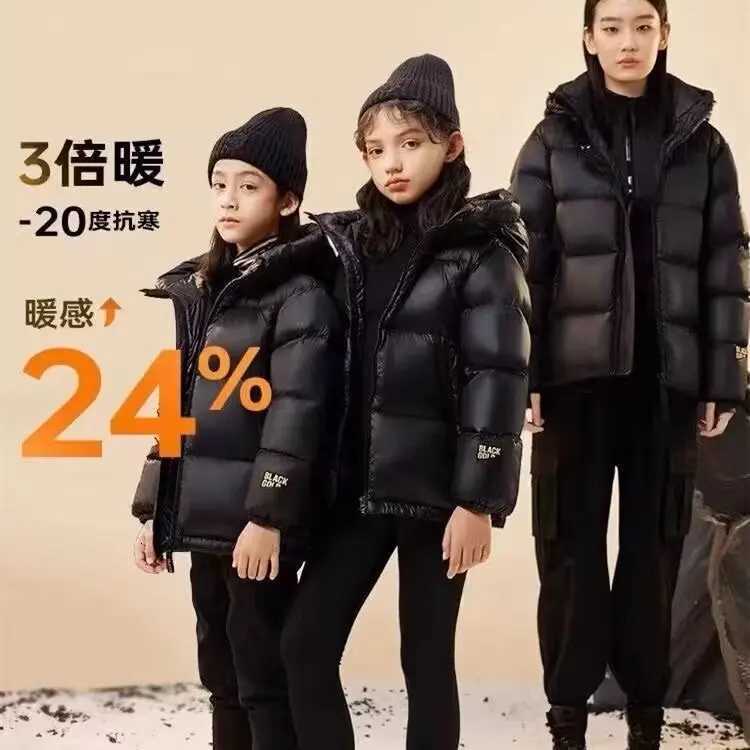 Childrens Parkas Boys Winter Warm Coats Teen Fashion Hooded Jackets Thicken Kids Winter Outdoor Coat Baby Parka NewT251016