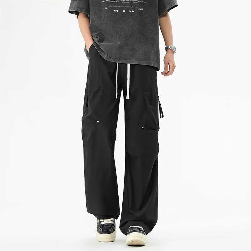 American work pants mens new spring and autumn loose straight leg straight leg hooligan pants high street charging pants J251203