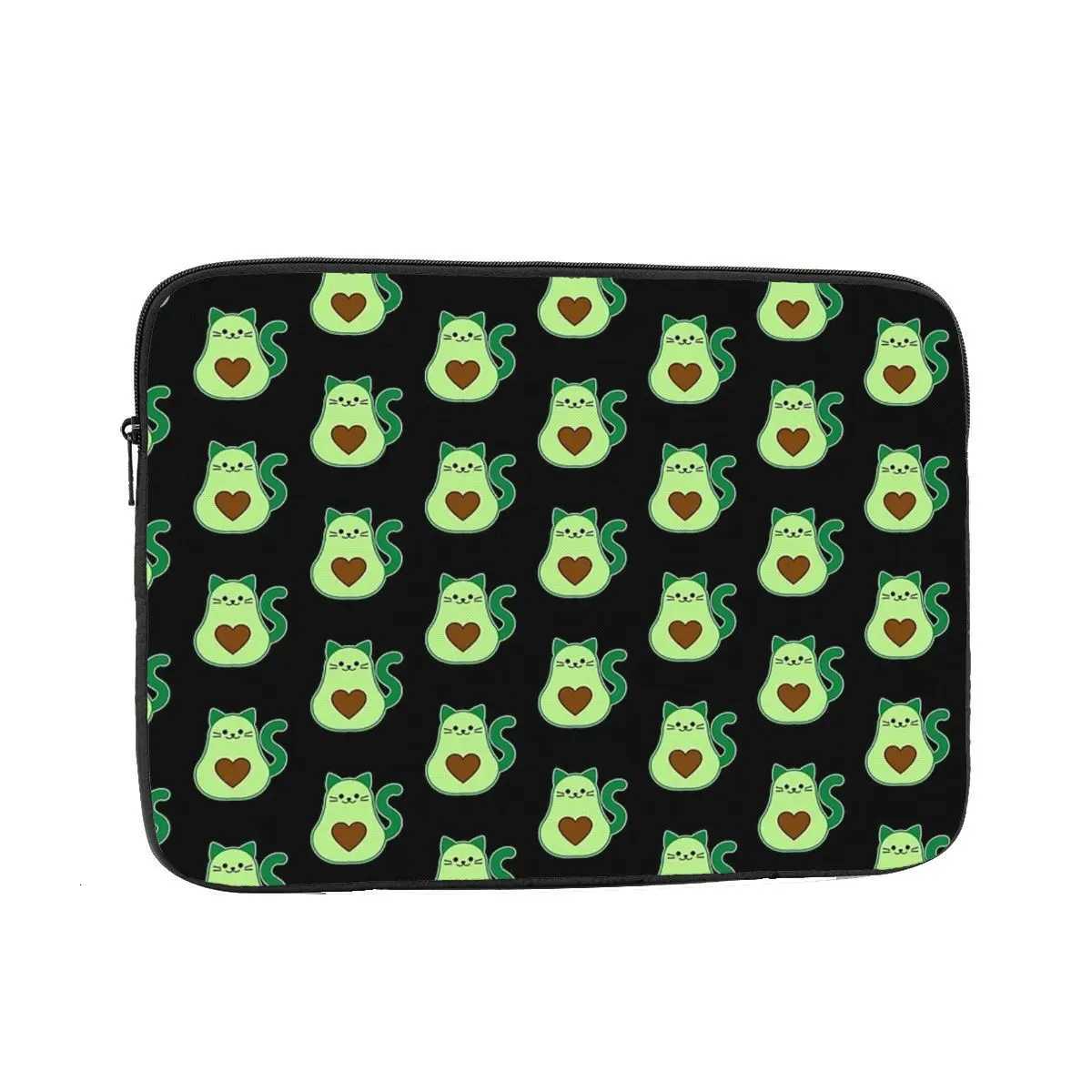Avocado Cat Avogato Cat Lover Notebook Laptop Bag Case Pouch 10 12 13 15 17 Inch For Macbook Air Pro Tablet Shockproof CaseW251015