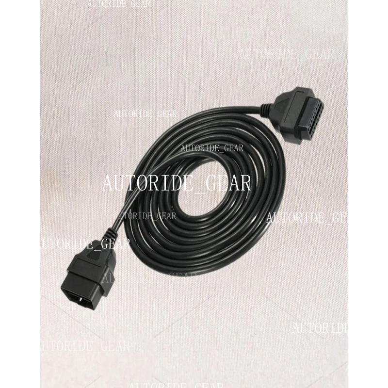 5M 16Pin OBD 2 II Elm327 Extension Cable Male To Female Connector Odb2 Utor28 EML 327 Adapter Diagnostic Tool Tools3450330