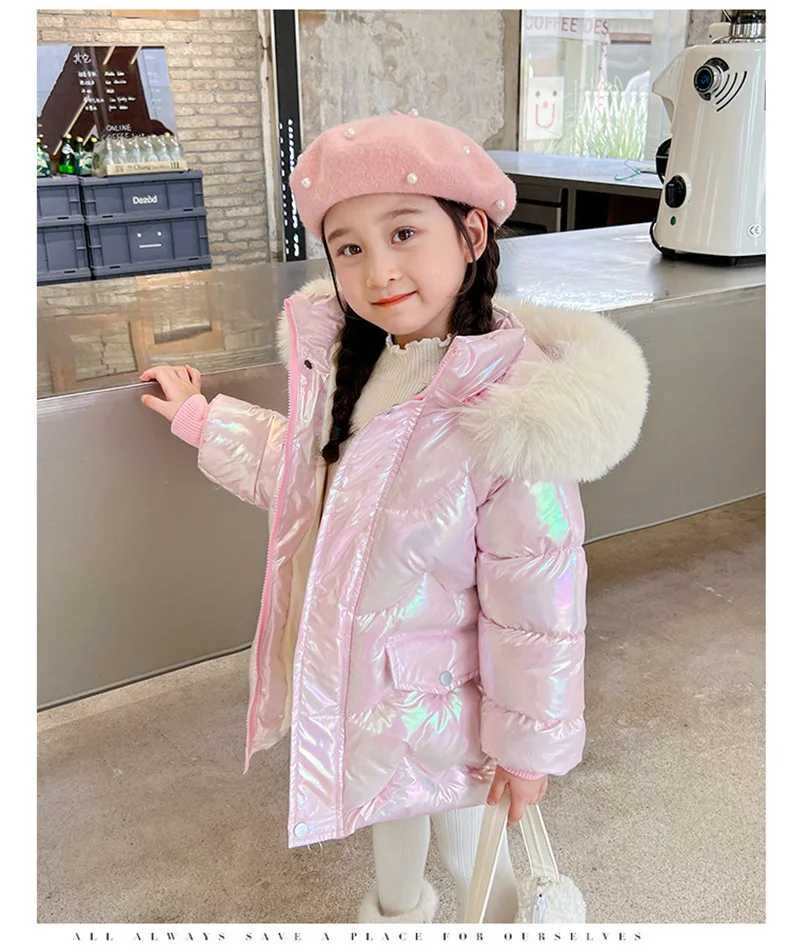 2 3 4 5 10 Years Girls Winter Jacket Cute Wings Coats For Girls Warm Hooded Parka Snowsuit Windproof Childrens Winter ClothingT251016