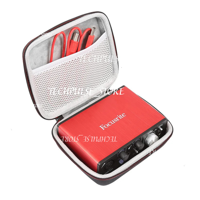 ZOPRORE Hard EVA tech73 Travel Portable Cover Protective Bag For Focusrite Scarlett Solo Case Extra Space