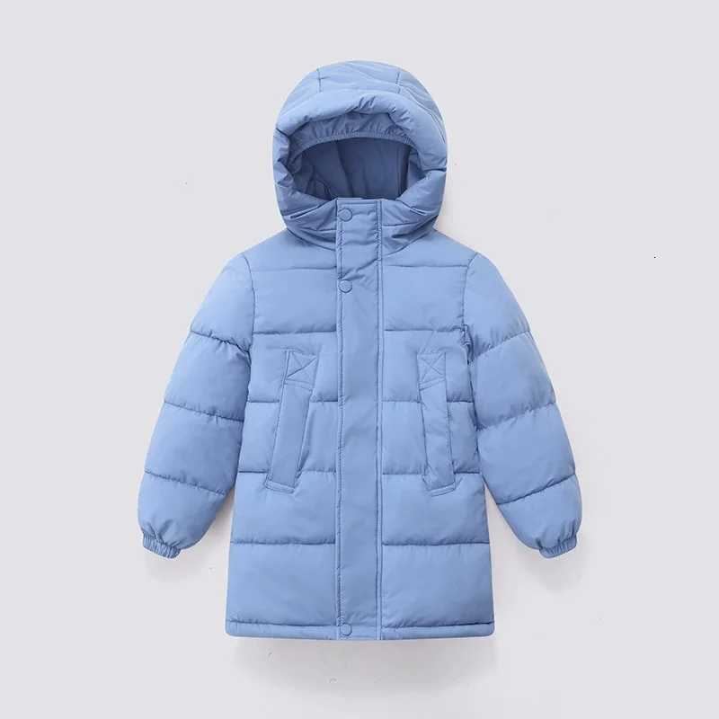 Childrens Cotton Coat Winter New Style Plus Velvet Thickened Down Jacket Baby Hooded Midlength Cotton Coat FashionablewarmcoatT251016