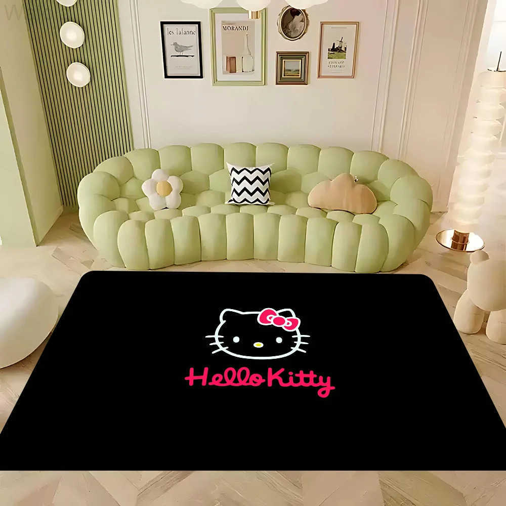 Sanrio Hello KKitty Floor INS Style Soft Bedroom Floor Mat Rectangle Antislip Home Soft Badmat Front Door Indoor Outdoor Mat Hotel L251016