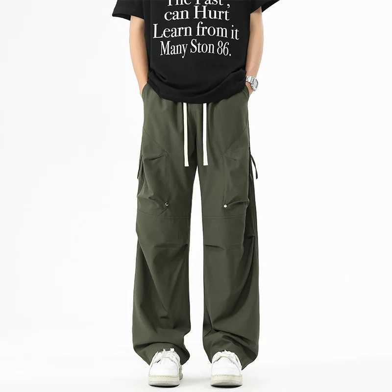 American work pants mens new spring and autumn loose straight leg straight leg hooligan pants high street charging pants J251203