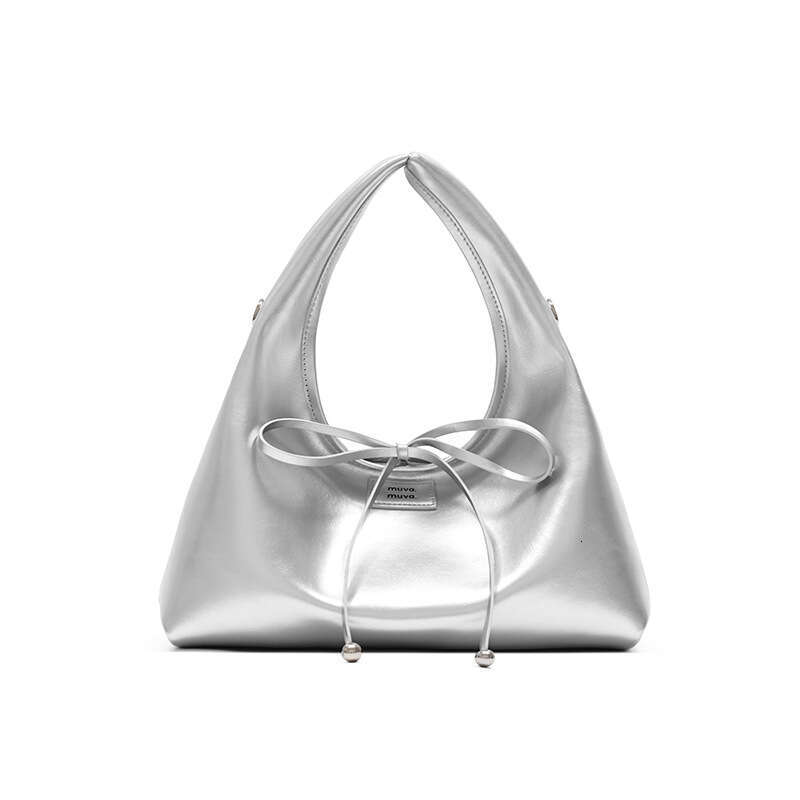 MUVA Triangle Rice Ball Handbag Can Be Carried on One Shoulder or Crossbody Women's Office Small Tote Bag 2025 New Product