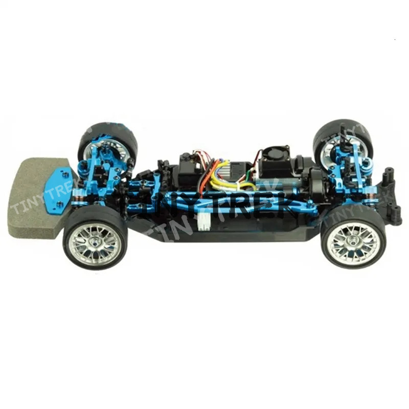 4Pcs Dwe76 Metal Front And Rear Upright Arms Steering Knuckle Set For Tamiya Tt02 Tt-02 1/10 RC Car Upgrade Parts