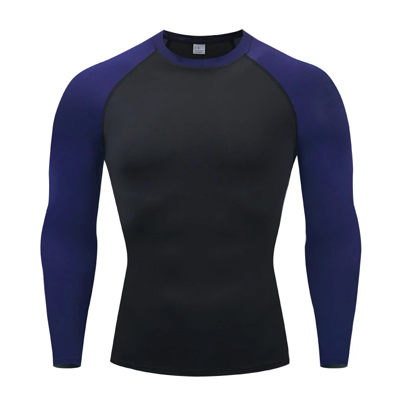 Men Long Sleeve Sport Tshirt Quick Dry Bodybuilding Running Shirt Compression Top Gym T Shirt Men Fitness Tight Rashgard Tshirt a251016