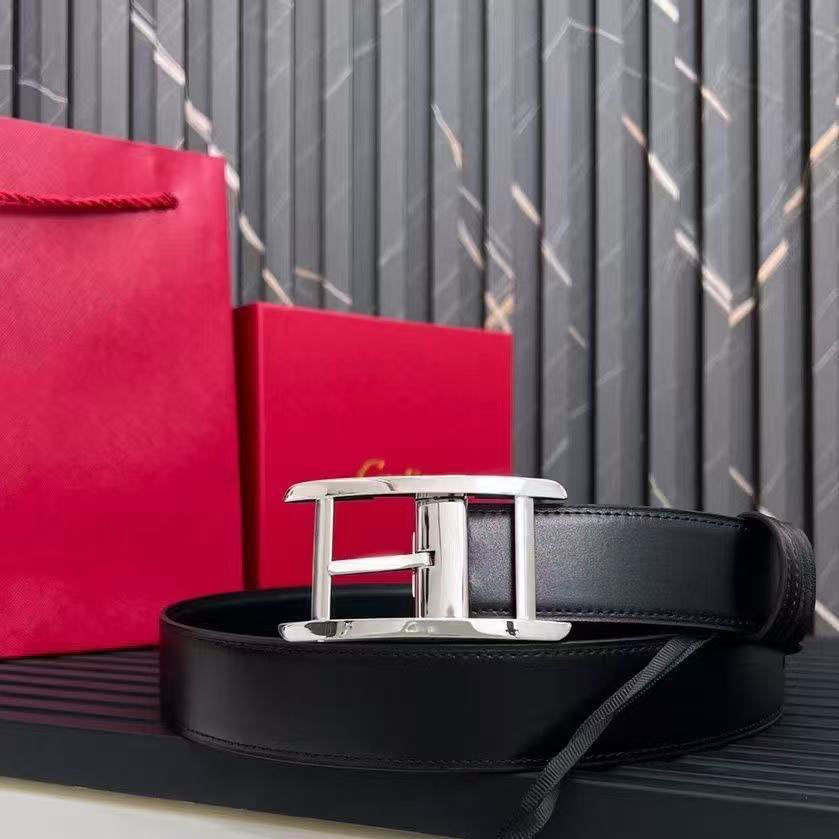 new luxury designer belt fashion classic men'sneedle buckle genuine leather cowhide Versatile for Business and Leisure brand belt