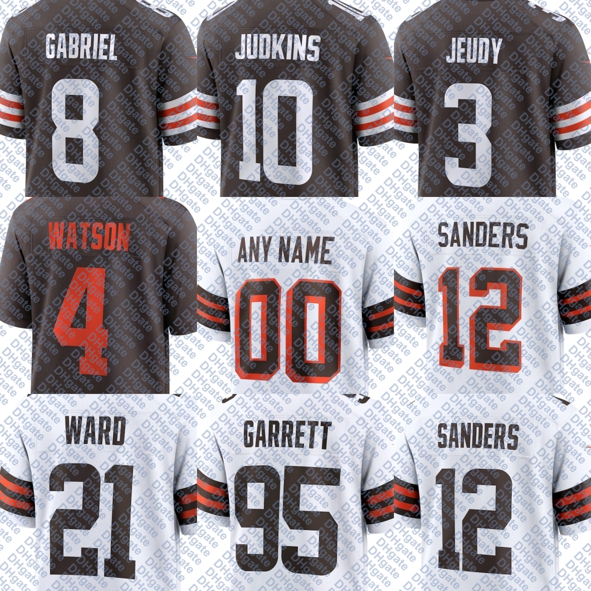 Dillon Gabriel Browns Jersey Football Quinshon Judkins Jerry Jeudy David Njoku Carson Schwesinger Shedeur Sanders Harold Fannin Jr Devin Bush Denzel Ward Youth Men