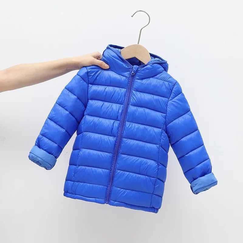 1pcs Boys Girls Coat Autumn Winter Kids Down Jackets Kids Warm Thicken Outerwear Clothes Hooded Jacket Children Outerwear ClotheT251016