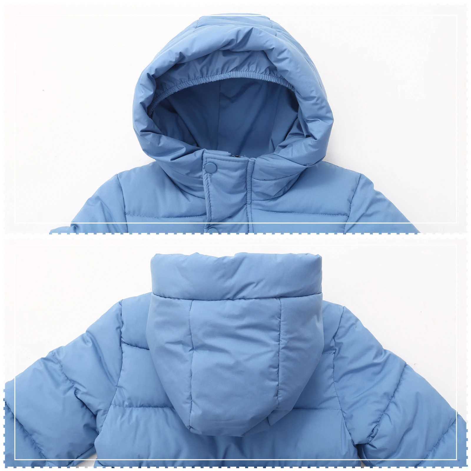 Girls Boys Puffer CoatChildrens Down Cotton JacketKids Warm CoatWindproof Big Pocket OuterwearTeens Winter CoatThick ParkaT251016
