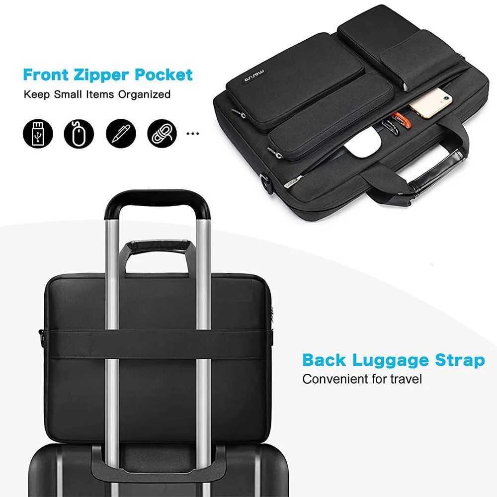 133 14 15 16 17 inch Laptop HandBag Sleeve Case for Macbook Air Pro M1 M2 M3 2024 HP Huawei Dell Notebook Shoulder BriefcaseW251015