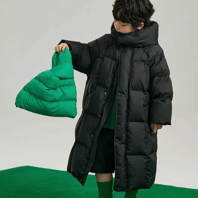 2025 Winter Girls Boys Casual Loose Thick Warm Hooded Parkas Kids Children Coat Outerwear Kids Jackets for GirlsT251016