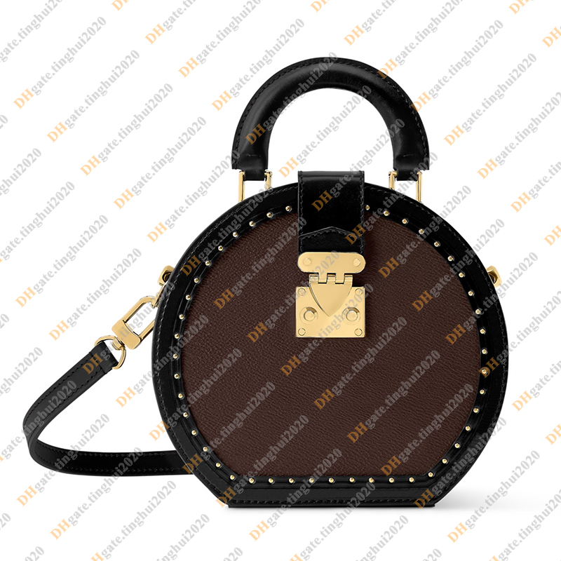 Ladies Fashion Casual Designe Luxury Boite Chapeau PM Bag Totes Handbag Crossbody Shoulder Bag Top Handbag Bag TOP Mirror Quality M15293 Pouch Purse