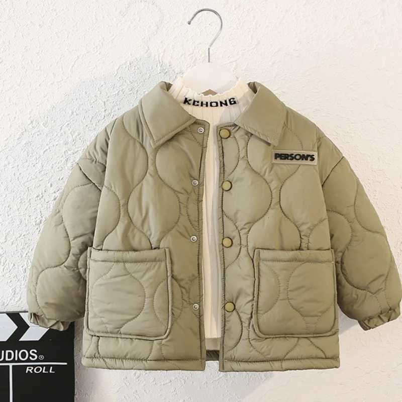 New Kids Cotton Coats Spring Childrens Clothing Boys Warm Loose Casual Jackets Autumn Teen Short Cardigan Outerwear 210 YearsT251016