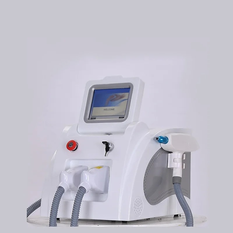 Tattoo Removal Laser Machine Portable 2 in1 OPT Skin Rejuvenation All Skin Colors Permanent Hair Professional Equipment
