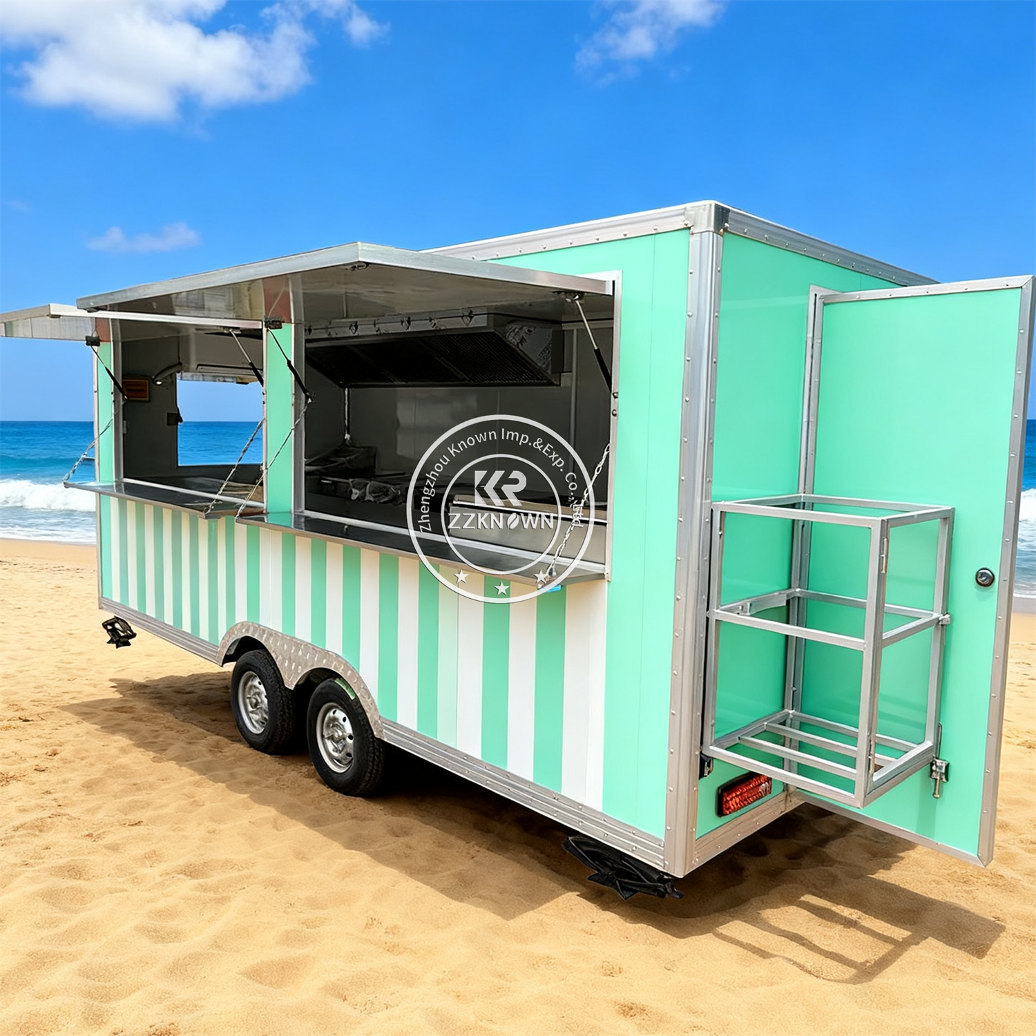 Concession Catering Trailer Fast Food Truck With Full Kitchen Mobile Ice Cream Pizza Cart Street Snack Coffee Cart For Sale