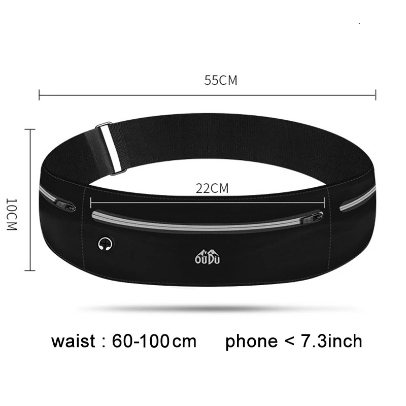 Running Belt Waist Bag for Mobile Phone Women Men Sport Fanny Pack Cell Pouch Waterproof Jogging Gym 251016