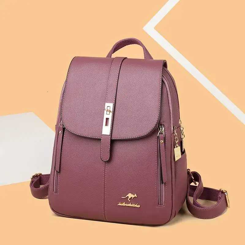 Womens Large Capaci Casual Travel Bapa AntiTheft Lo Bule Simple Korean Sle Commuter Leisure BagT251016