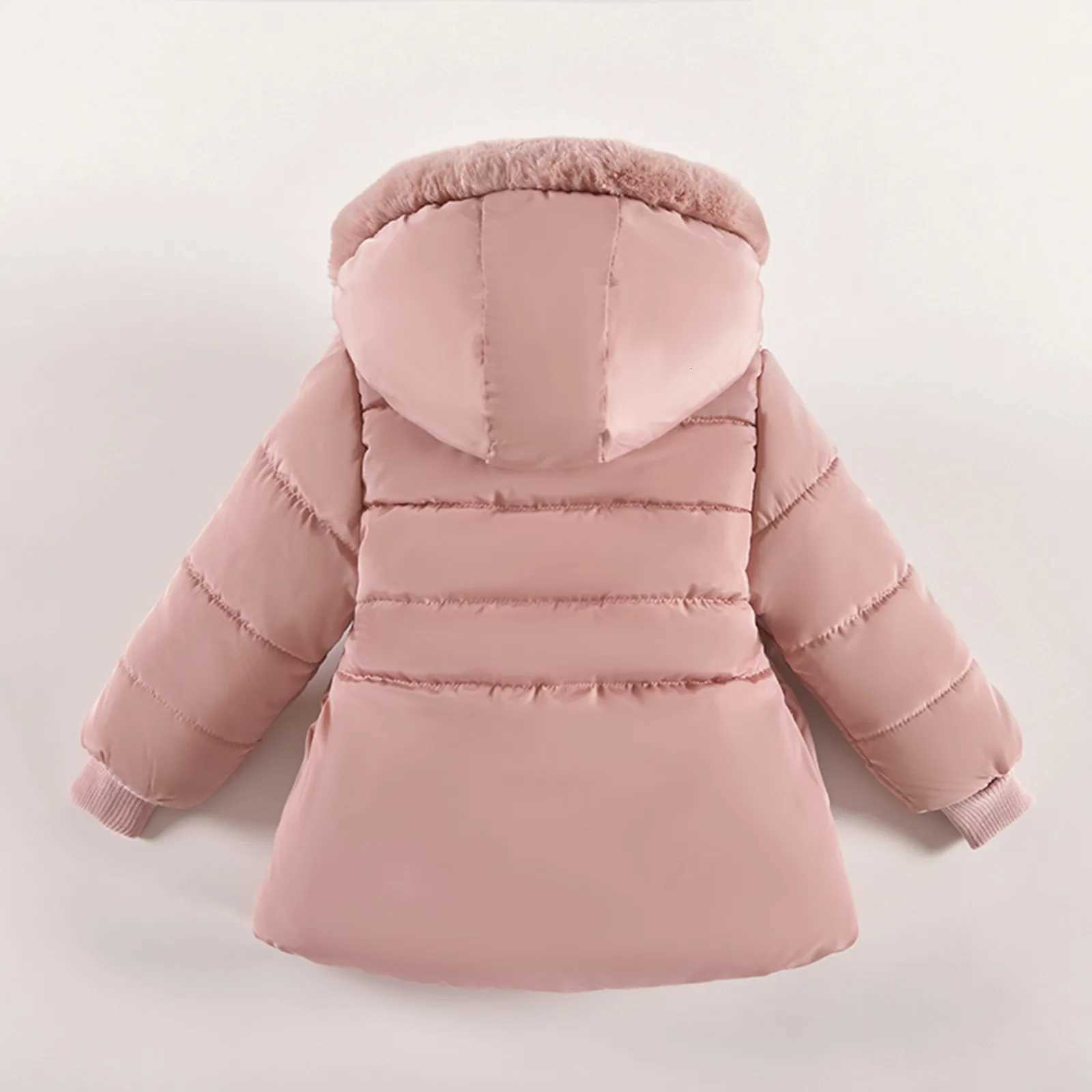 Toddlers Jacket Kids Coat Winter Baby Jacket Girls Boys Hooded Soild Toddler Outwear Zipper Windproof Warm Kids Ski Coats GirlsT251016