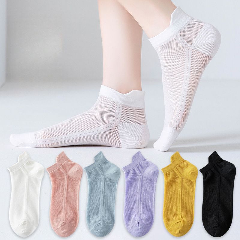 OC DW-001 Women's Athletic Socks Sports Wear Mesh Breathable Short Socks for All Seasons Thin and Sweat Absorbent Fashion Anti Friction