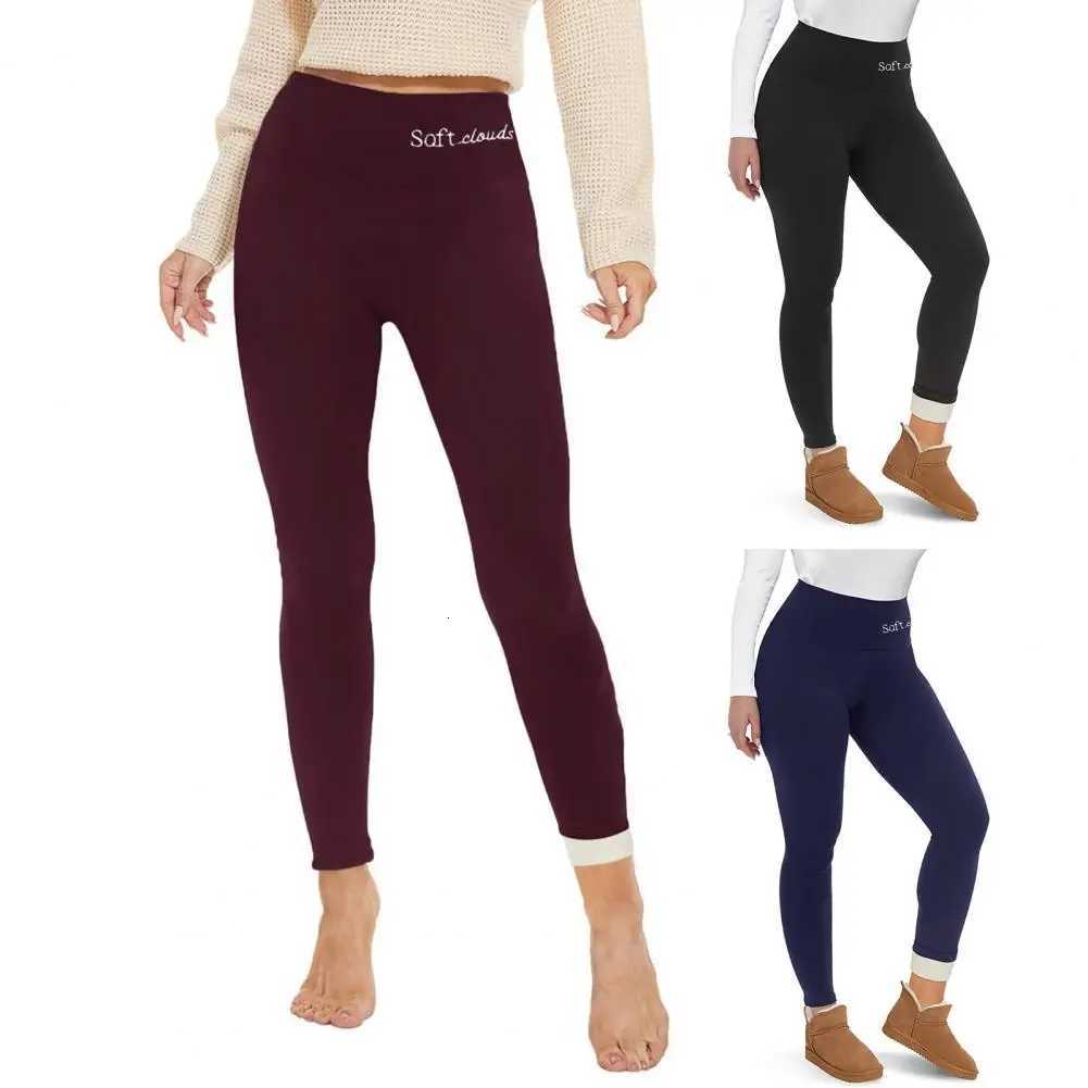 Winter Warm Velvet Thick Skinny Pants Women High Waist Leggings Female Clothing Pencil Pants Femme Thermal TrousersT251016