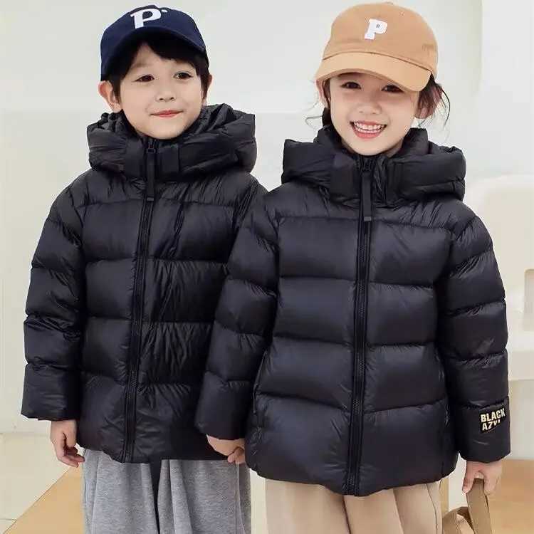 Childrens Parkas Boys Winter Warm Coats Teen Fashion Hooded Jackets Thicken Kids Winter Outdoor Coat Baby Parka NewT251016