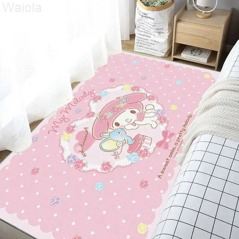 Sanrio Kuromi Super Absorbent Mat Quick Dry Bathroom Rug NonSlip Toilet Carpet for Bedroom Entrance Waterproof Cute Floor Decor L251016