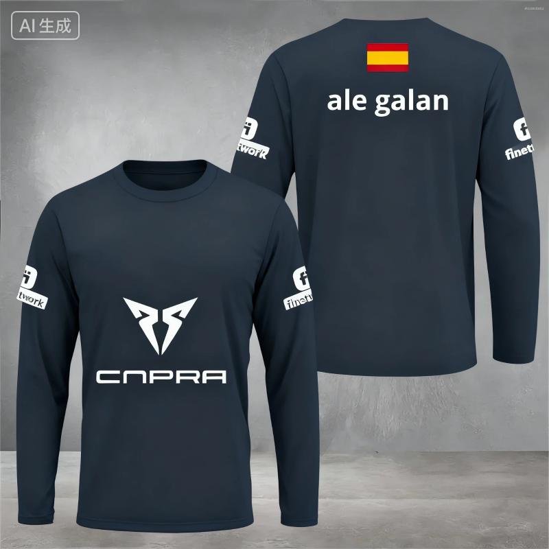 Men's T Shirts 2025 Padel Sport Round Neck Autumn Breathable 3D Printed Long Sleeved T-shirt Outdoor Casual Loose Sports