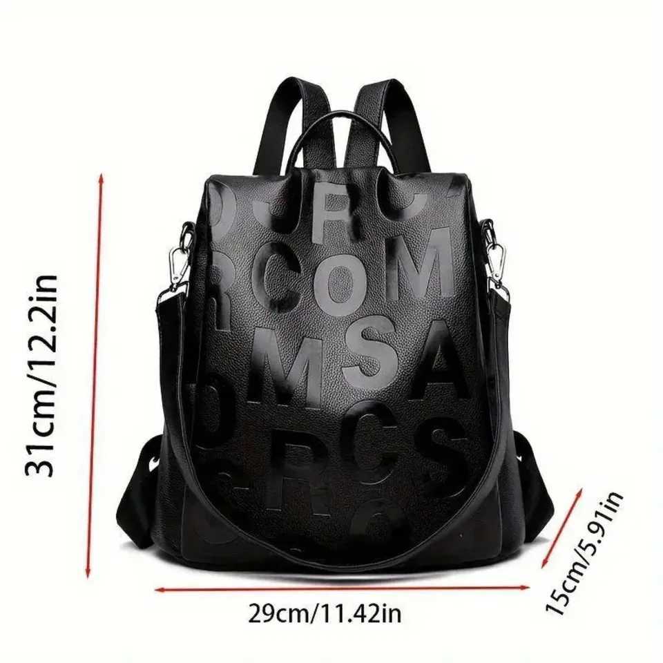 Womens fashion backpack large capacity antitheft travel womens bag high quality soft backpack the trend of womens bagT251016