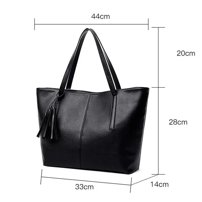 Ladies Large Capacity Handbags Women Retro Tassel n Tote y PU Leather Shoulder Bag Female Top Handle Sac A Main 251014