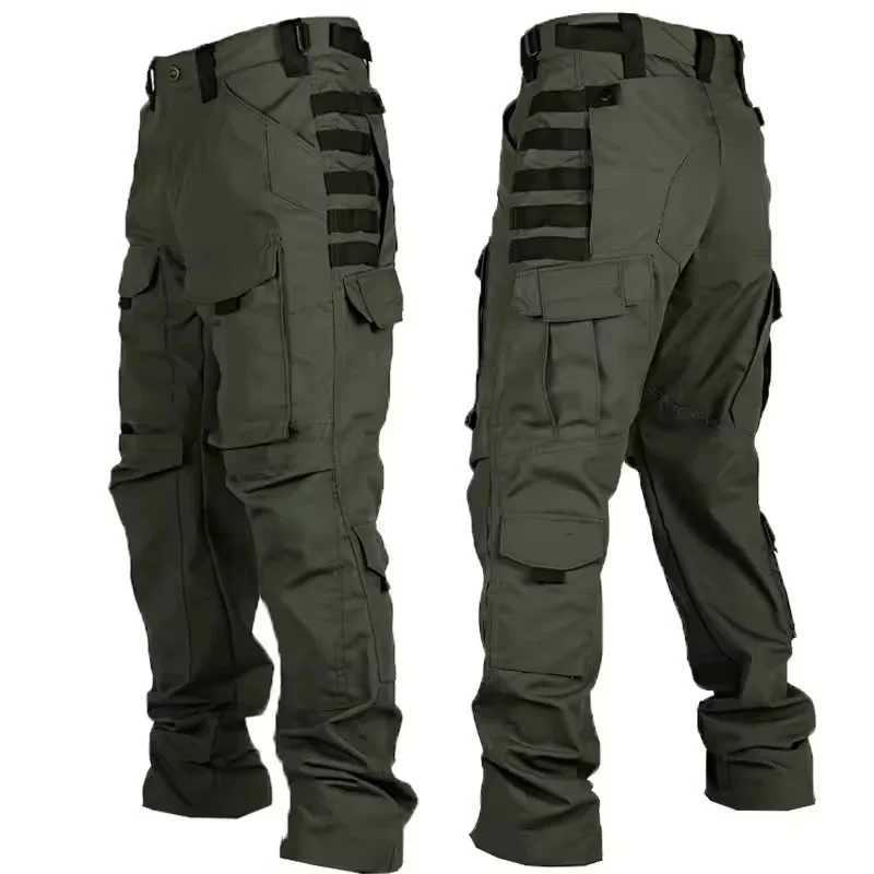 New Men Tactical Pants Quick Drying MultiPocket Cargo Pants Casual Tactical Trousers WearResistant Work Traning Pant Loose J251203