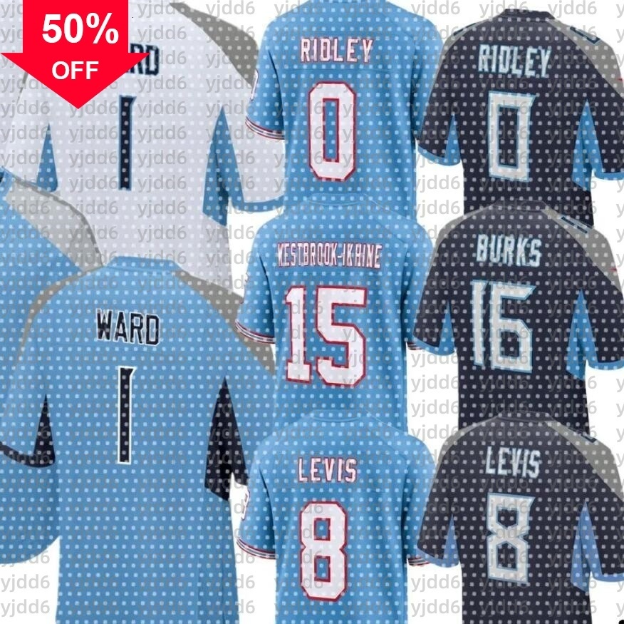 Cam Ward Tony Pollard Jeffery Simmons Kenneth Murray Jr. Ernest Jones IV Harold Landry III Hooker Nick Folk T'Vondre Sweat L'Jarius Sneed Football Titans Jersey women
