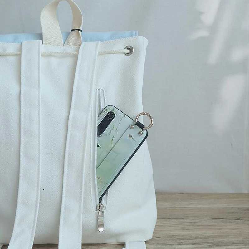 Tassel Pendant Chinese Style Embroidered Canvas Backpack Women Hanfu Rucksack Vintage Fashion Travel School Shoulder Bags GirlsT251016