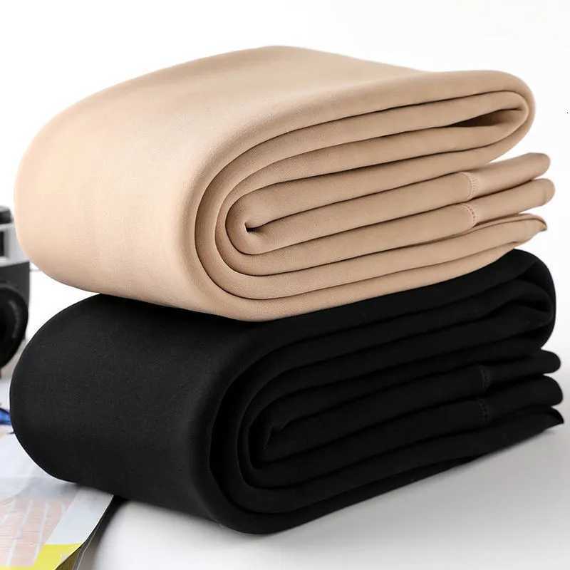 Women Leggings Winter Warm Thicken Velvet Elastic High Waist Leggings Fleece Casual Solid Tights Skinny Sexy Body Socks LegginsT251016