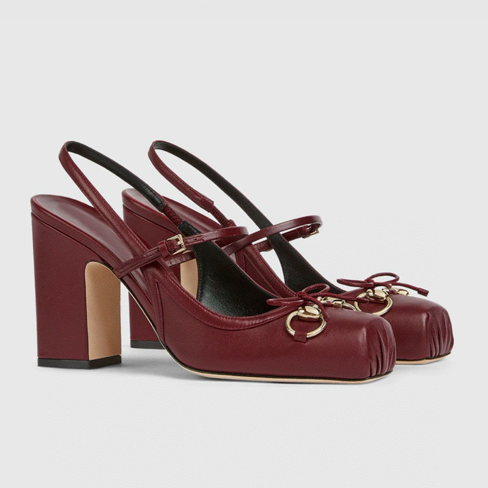 Women's Dress Shoes Bow silk High Heels sandal Ballet pumps heels Mary Jane 7.5cm Luxury Designer shoes Red Pink Wedding Genuine Leather Chunky Heel High-heeled