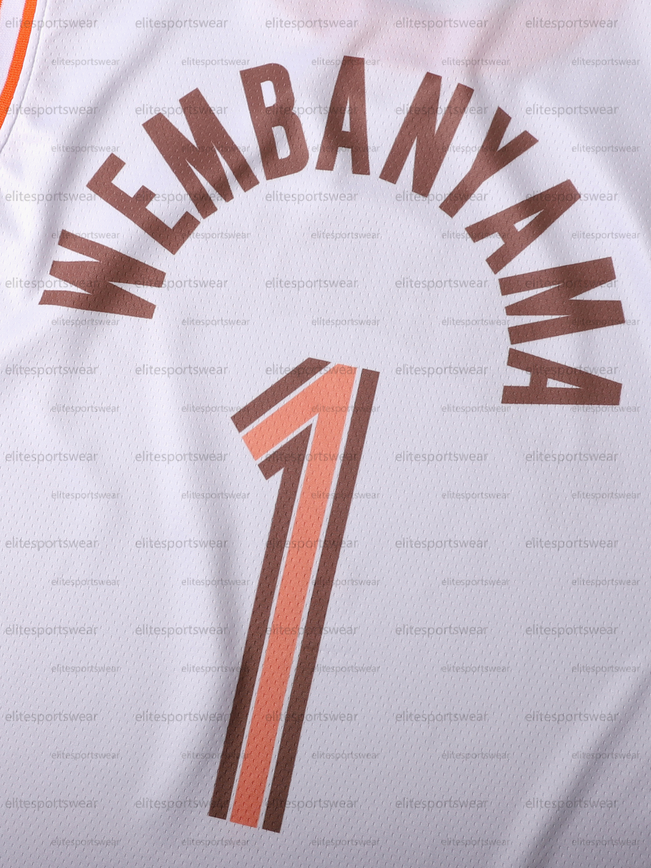 In Stock 1 Wembanyama Basketball Jersey Sweatshirt - Embroidered Stitched Jerseys Breathable Slight Stretch Polyester